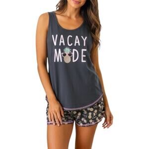 Sleep & Co. SZ M Top & Short Set Pineapple Sunglasses Summer Vacation
